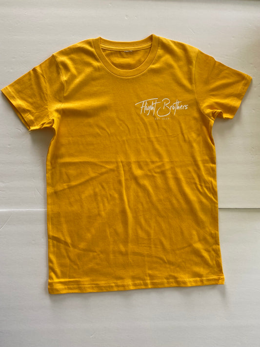 Youth - Flight Brothers Gold Short Sleeve Tee