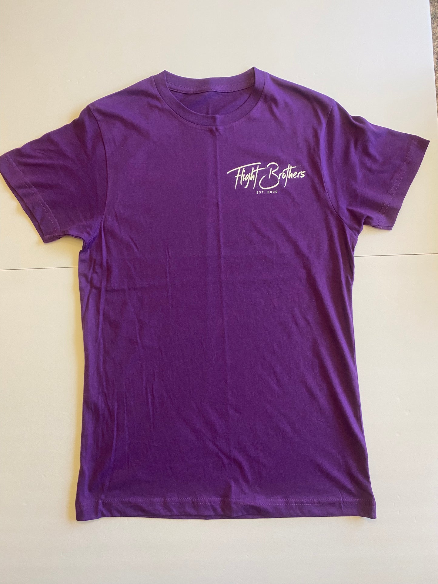 Flight Brothers Purple Short Sleeve T-Shirt